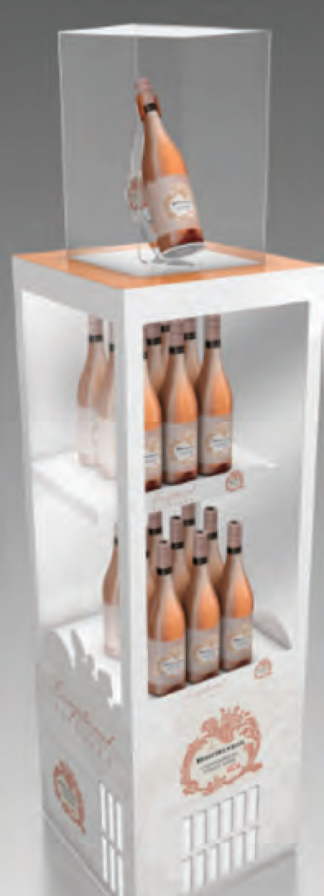 Boschendal Chardonnay-Pinot Noir display (inclusief koelsysteem)