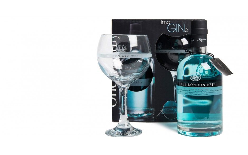 The London Nº1 Gin Giftpack met glas